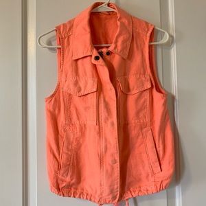 Neon pink vest